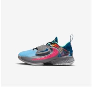 Nike Kids Sneakers in Blue, Gray, and Pink